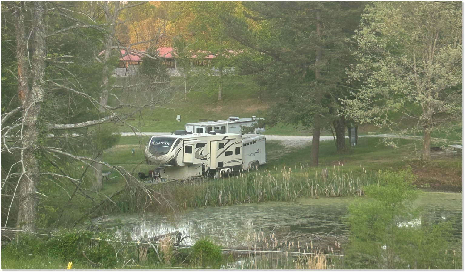 RV site here at True West Campground