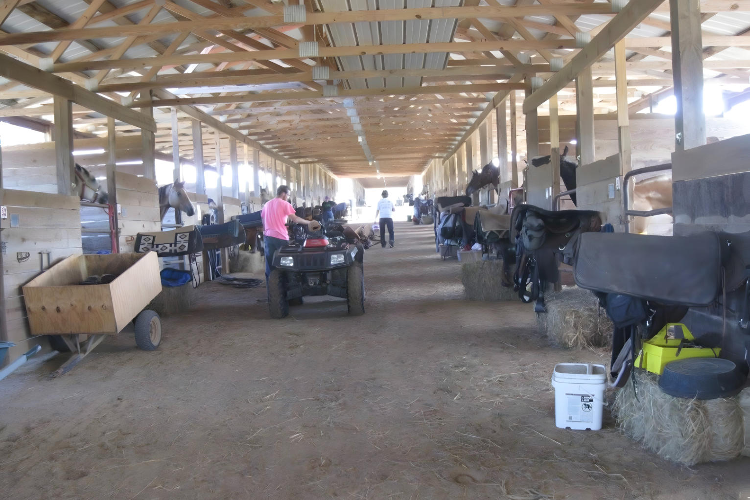 stables for our guests to use while they are staying with us
